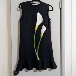 Victoria Beckham for Target Black Flower Dress
